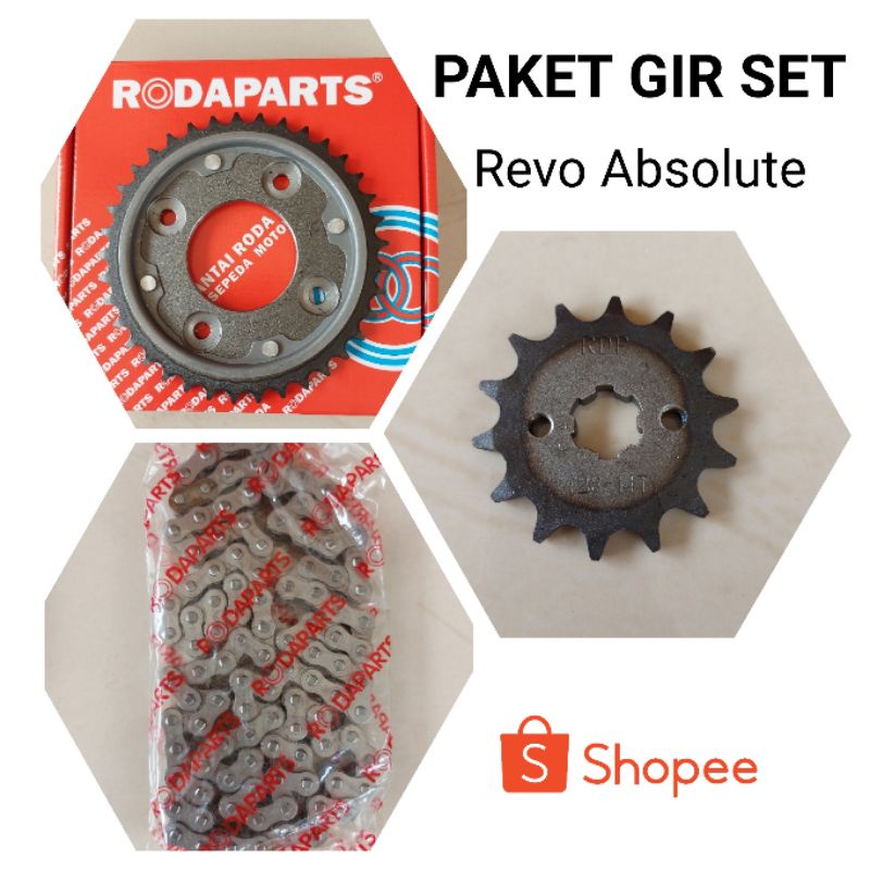 Gir Set Revo Absolute Sepuh Bakar Gir Rante Gir Paket Revo Absolute - Rodaparts