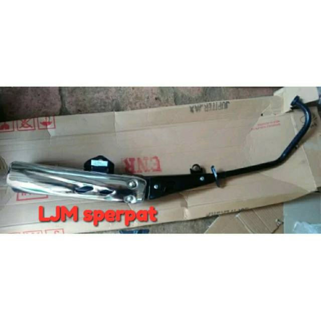 Kenalpot standar Jupiter MX lama