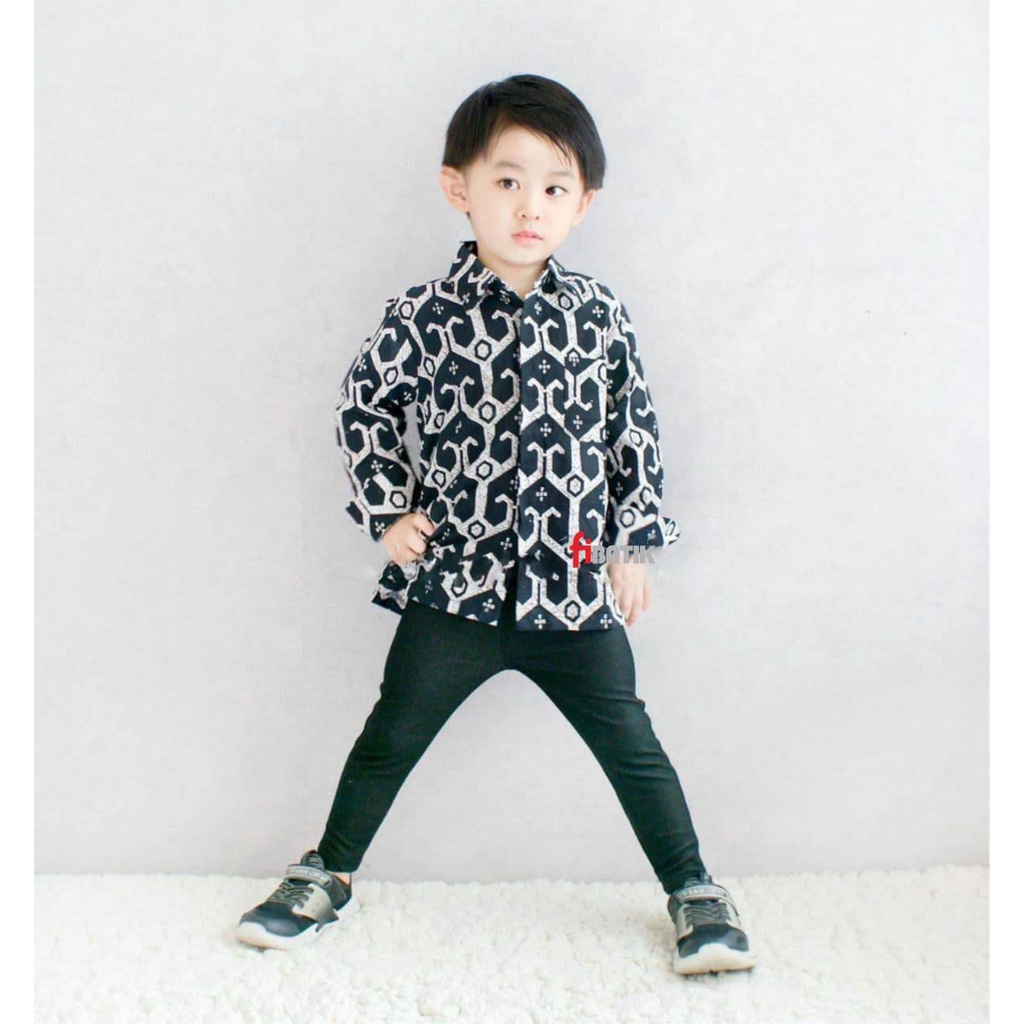 KEMEJA BATIK PRIA ANAK 2-12 TH // BATIK NAKULA ANAK COWOK//BATIK ANAK LAKI LAKI