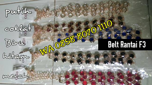 Belt / Ikat Pinggang / Sabuk Rantai Fashion Asesoris Wanita