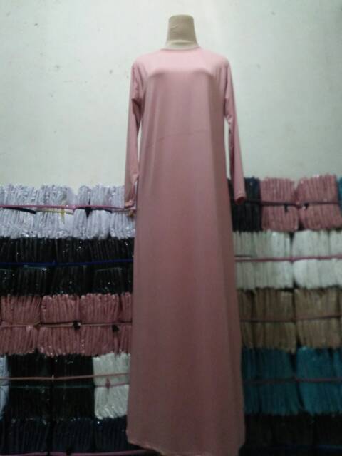 GAMIS MANSET UKURAN JUMBO DAN STANDAR / GAMIS DALAMAN KAFTAN ,INNER GAMIS DALAMAN BERUKAT KEBAYA DLL