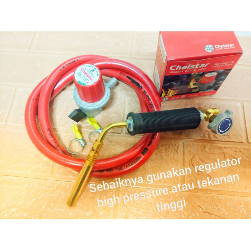 Solder Las Solder BBQ atau Gas torch bahan bakar gas elpiji