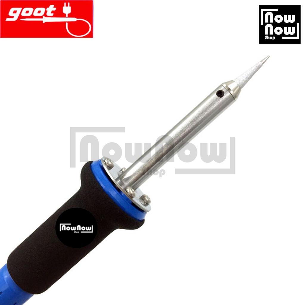 SOLDER GOOT CS-31 SUNSHINE 220V 25W 25 WATT SOLDERING IRON TANGAN JAPAN JEPANG SPAREPART HANDPHONE KOMPUTER LISTRIK LAS PENGELASAN ALAT SERVICE TERMOSTAT BESI TAJAM