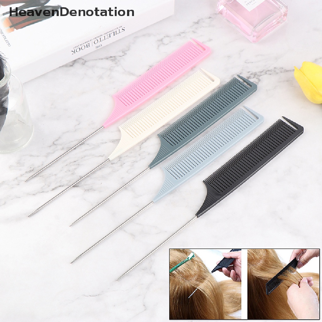 [HeavenDenotation] 1X Hair Combs Hair Salon Dye-Comb Separate Parting For Hair Styling Hairdressing