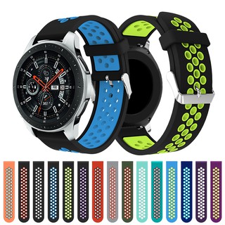 Strap Silikon Dua Warna Untuk Samsung Galaxy Watch 46