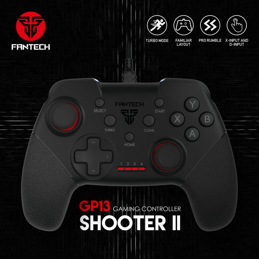 FANTECH SHOOTER II GP13 GAMING CONTROLLER GAMEPAD JOYSTICK ORIGINAL