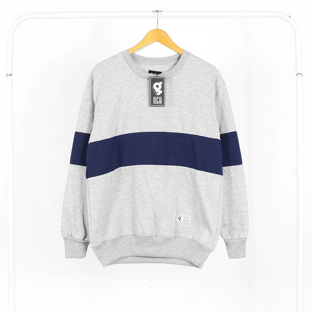 Jaket Sweater Crewneck NGK COMBI – Fashion Trendy Casual Unisex Good Brand Quality 99% Realpict