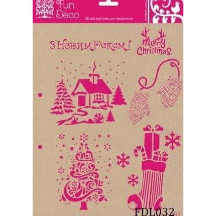 

Fun Deco Stencil ~ FDL032
