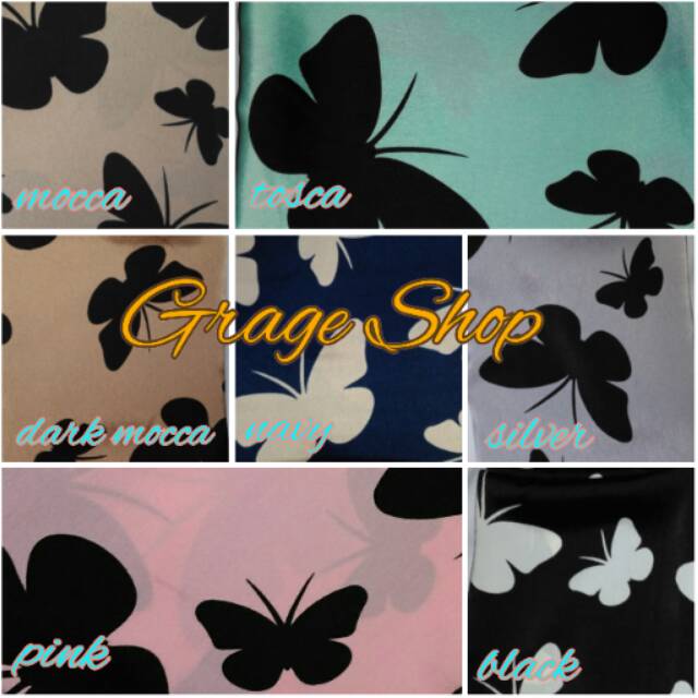 ORIGINAL Segi empat butterfly / segiempat kupu kupu / butterfly hijab hijab hits jilbab ootd khimar