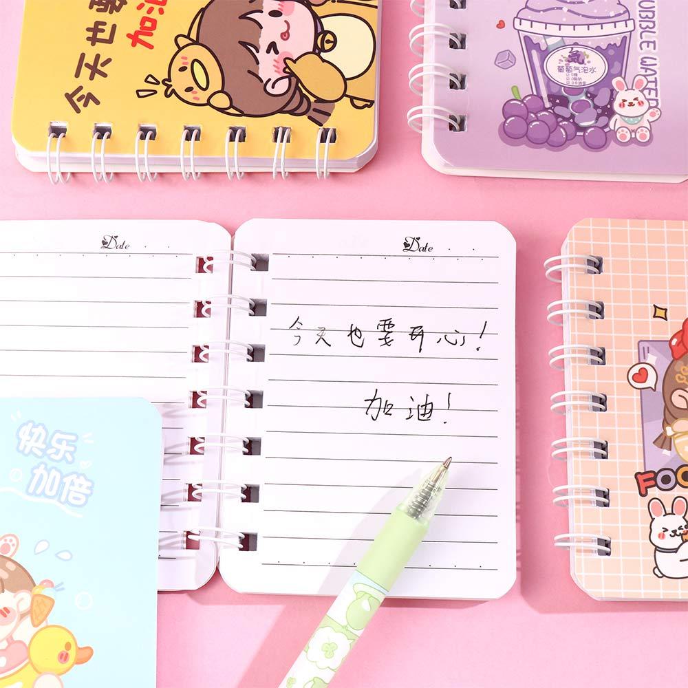 Mxbeauty Coil Notebook Portable Kawaii Alat Tulis Sekolah Alat Kantor Planner Student Diary Book A7 Notebook