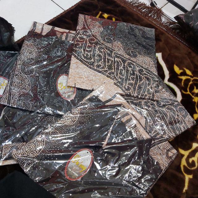 Diskon Batik Hrb026 Kenongo Kemeja Hem Pendek Padi Pekalongan M L Xl Murah Keren Bati Pria Wajik