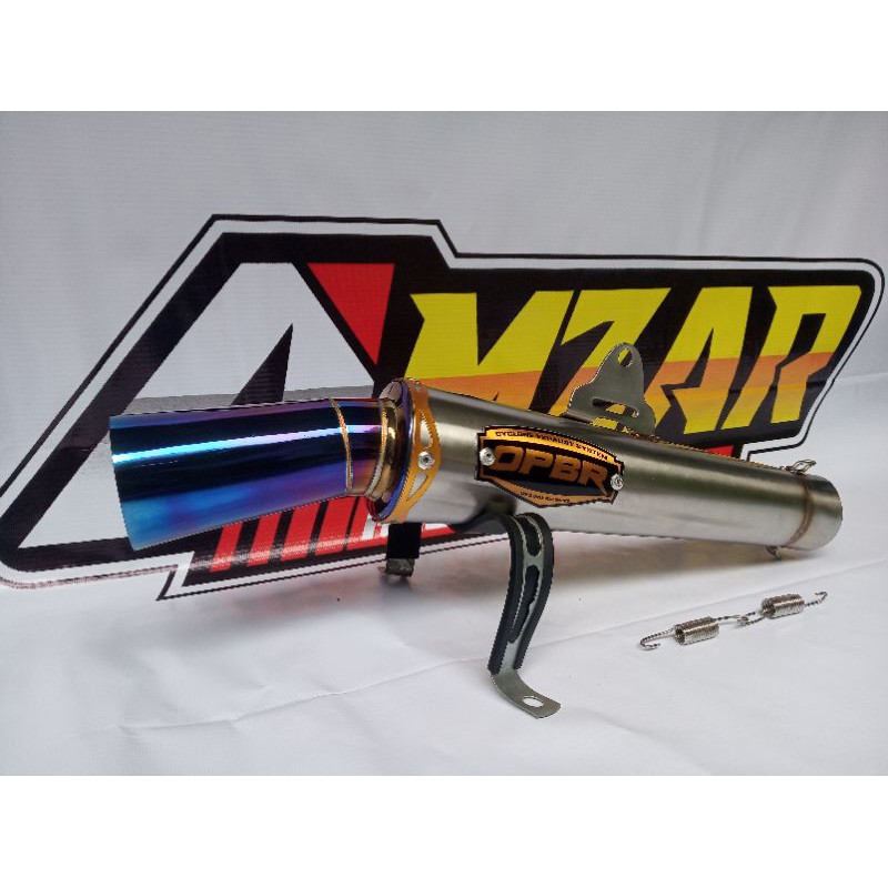 Knalpot racing OPBR untuk satria fu sonic vixion jupiter cb150r (SELENCER ONLY)