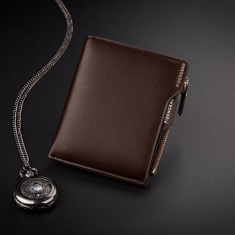 dompet kulit pria bifold resleting