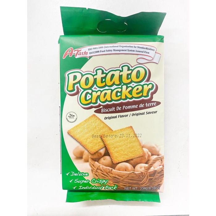 

A TASTE POTATO CRACKER ORI 238G