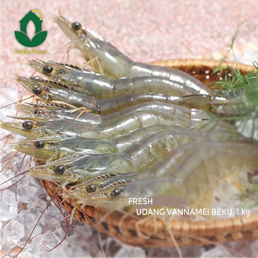 

Udang Vannamei Utuh frozen 1kg Jabodetabek