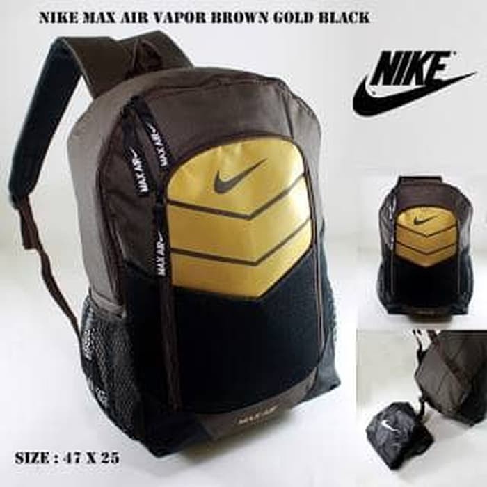 gold nike air max backpack