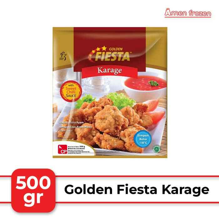 

GOLDEN FIESTA KARAGE WITH SWEET CHILLI SAUCE 500g Karage Golden fiesta saus pedas manis 500g