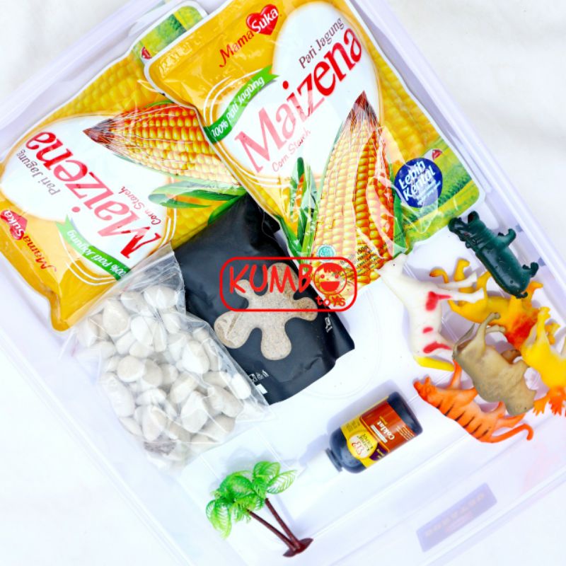 Sensory Box Tema Safari / Sensory Play Mainan Montessori