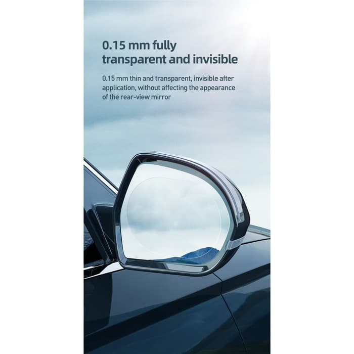 Baseus Sticker Rainproof Anti Air Embun Kaca Spion Fog free Mirror