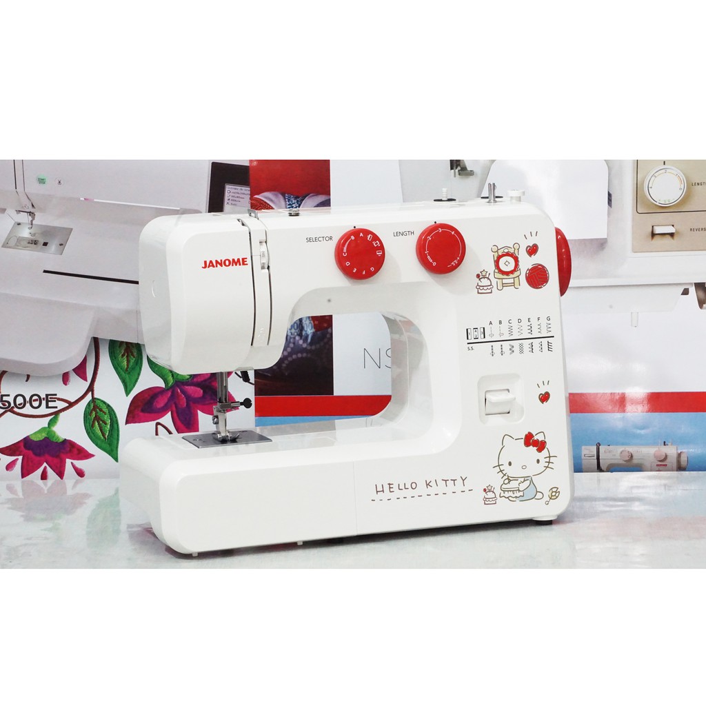 mesin jahit janome hello kitty ns322R