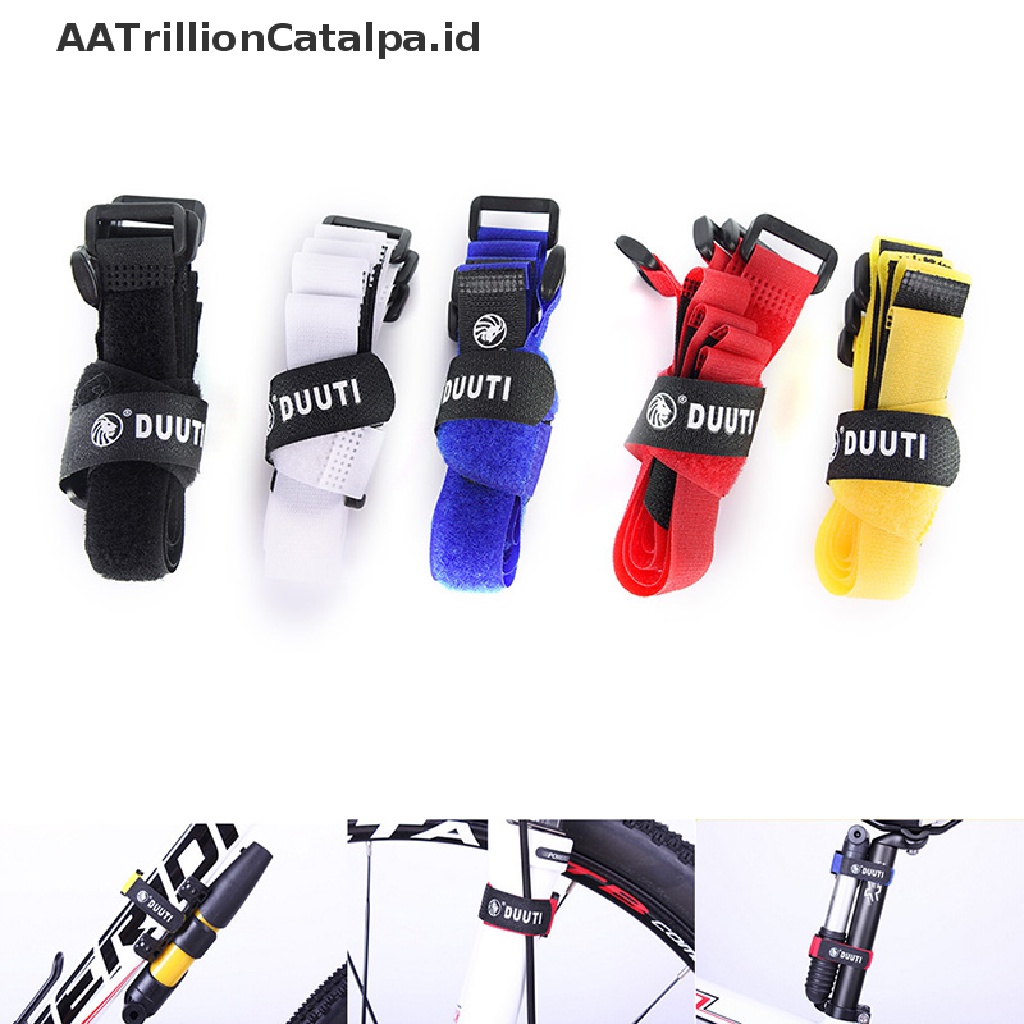 Aatrillioncatalpa 1pc Strap Nilon Pengikat Pompa Sepeda 25cm