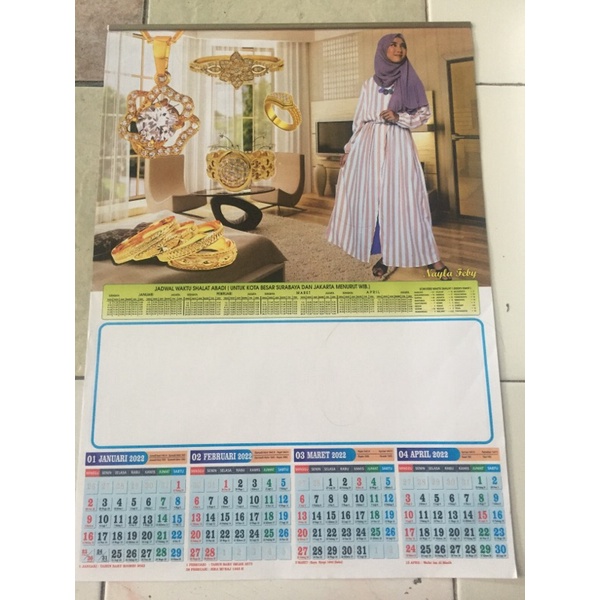 KALENDER  DINDING CATUR WULAN 2022 / Kalender caturwulan 2022