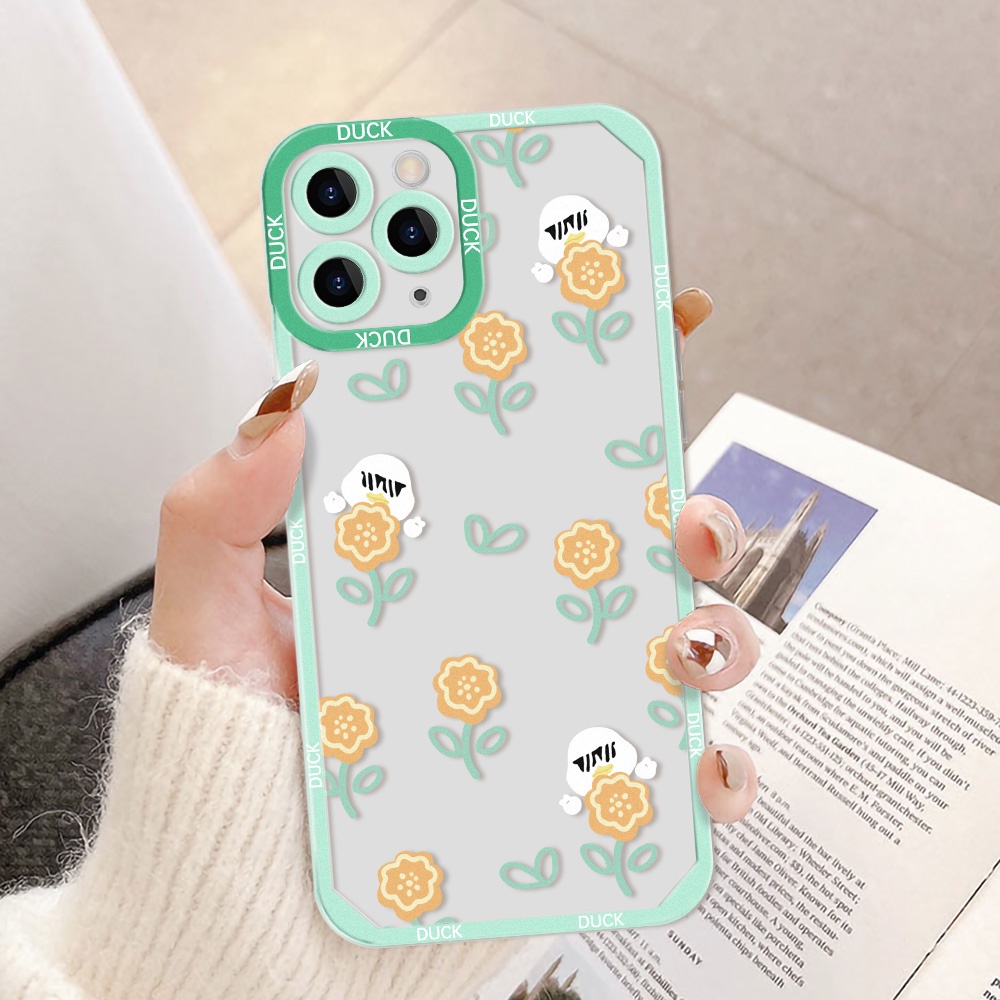 Casing TPU iPhone 11 12 13 Pro Max X XR XS Max 13 12 Mini 7 8 Plus SE 2020 SE 2022 Motif Kartun Angel Eye