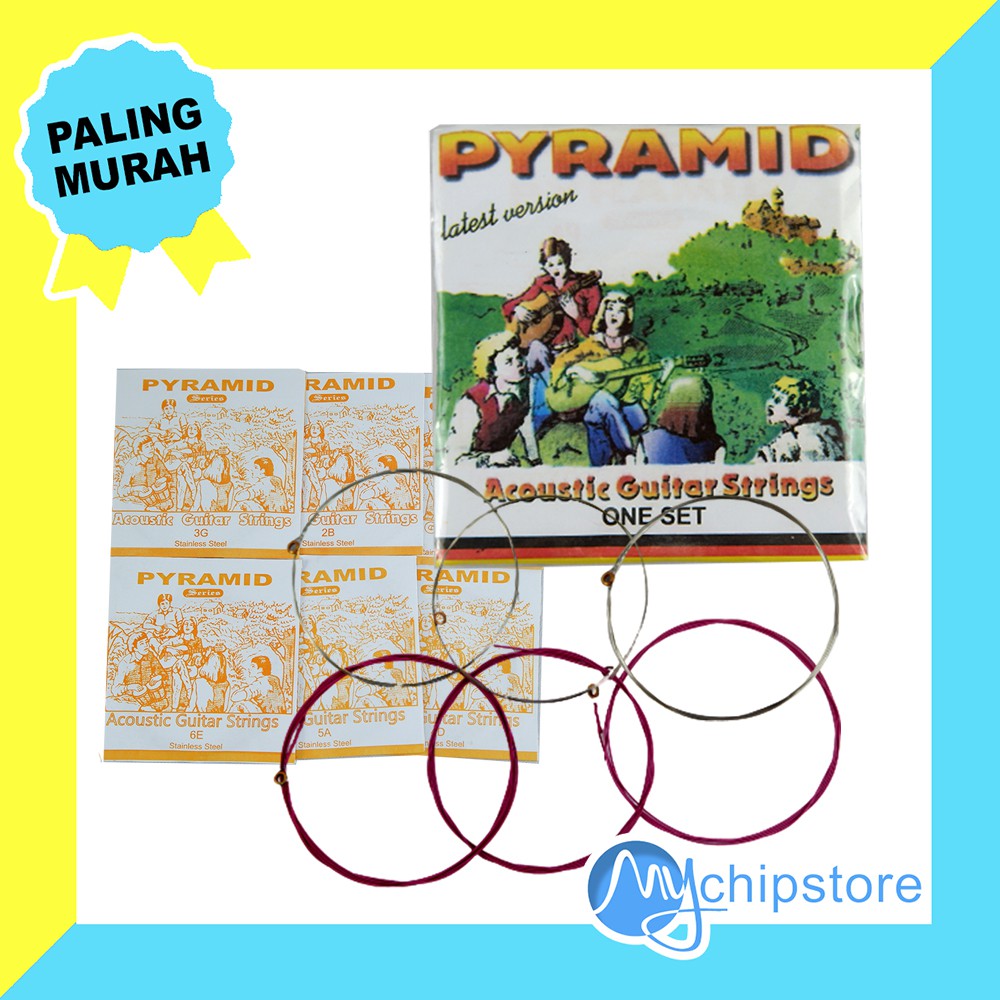Senar Gitar Import Akustik Original PYRAMID SET
