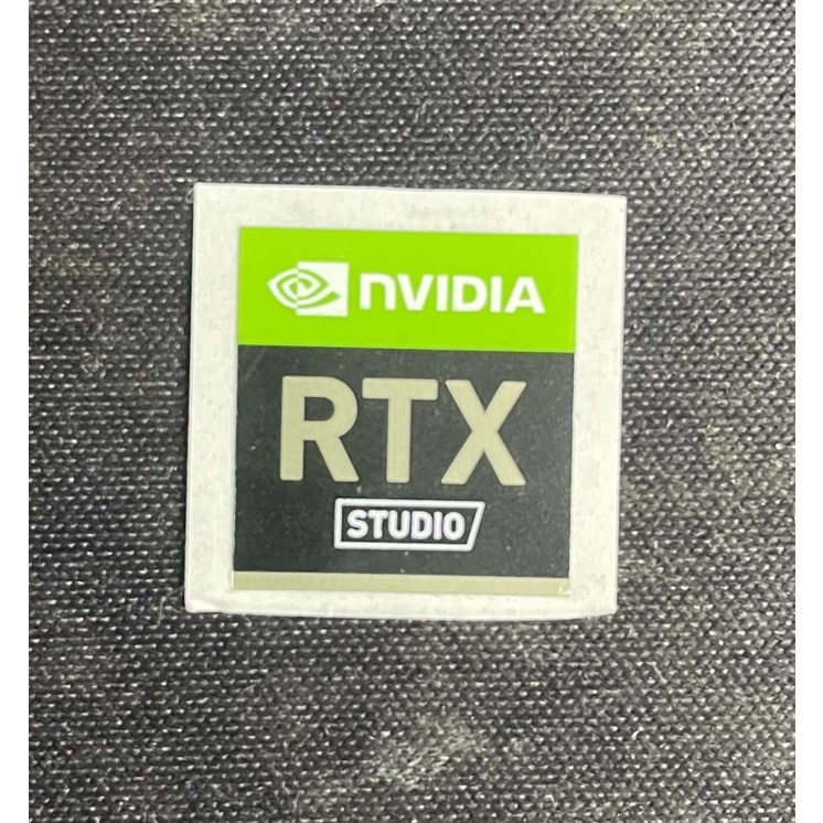 Sticker stiker logo nVidia RTX Studio 2021 ori