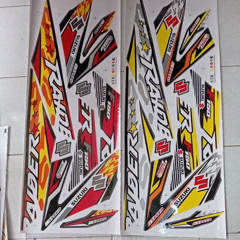 striping satria fu injeksi motif raider