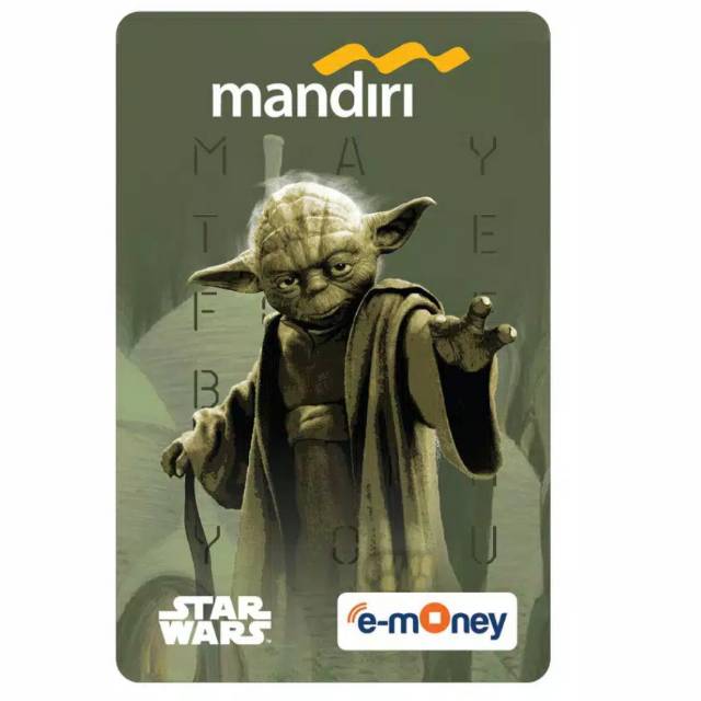 Mandiri e-money Star Wars  Classic - Yoda
