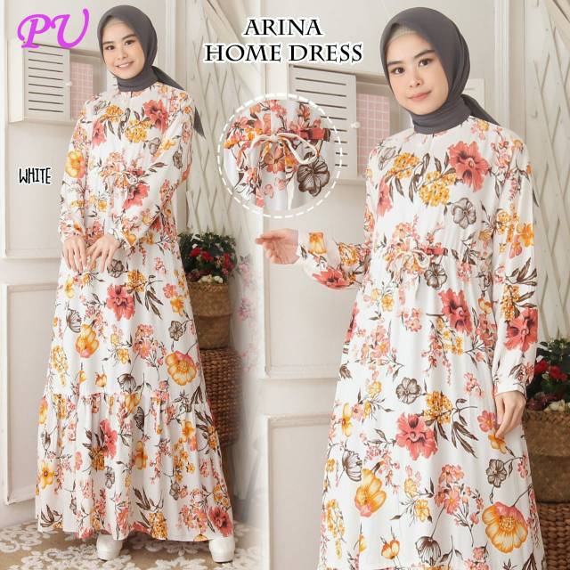 Gamis Homedress Arina gamis rumahan adem nyaman cantiq