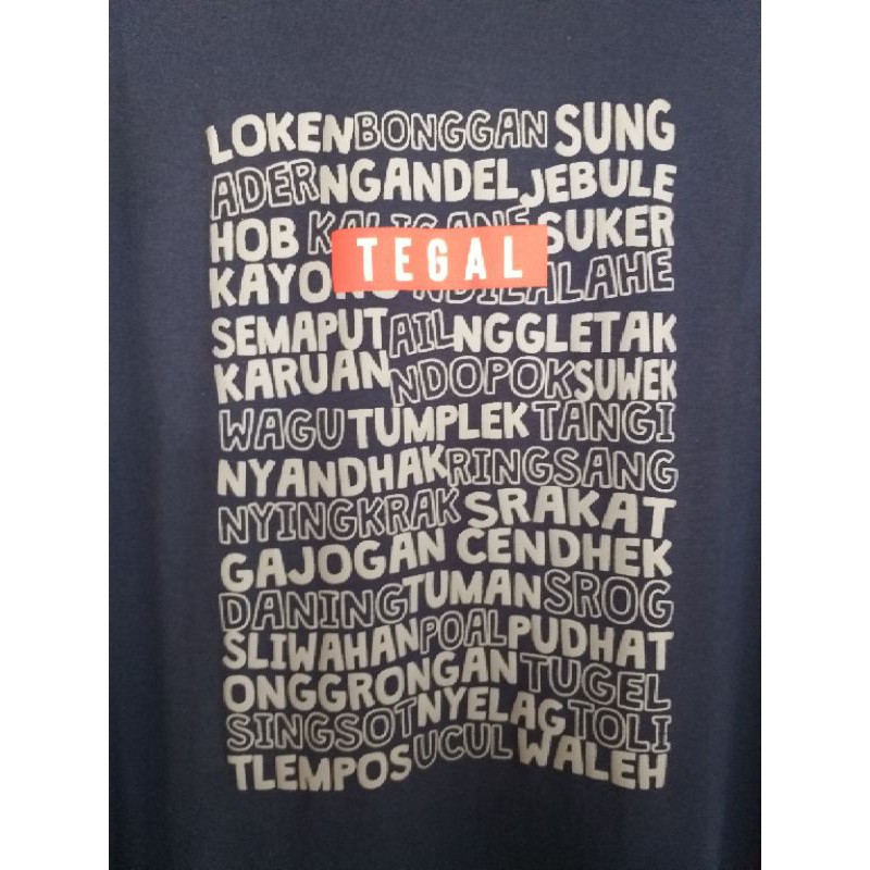 KAOS GALGIL | TEGAL BAHASA | LENGAN PANJANG