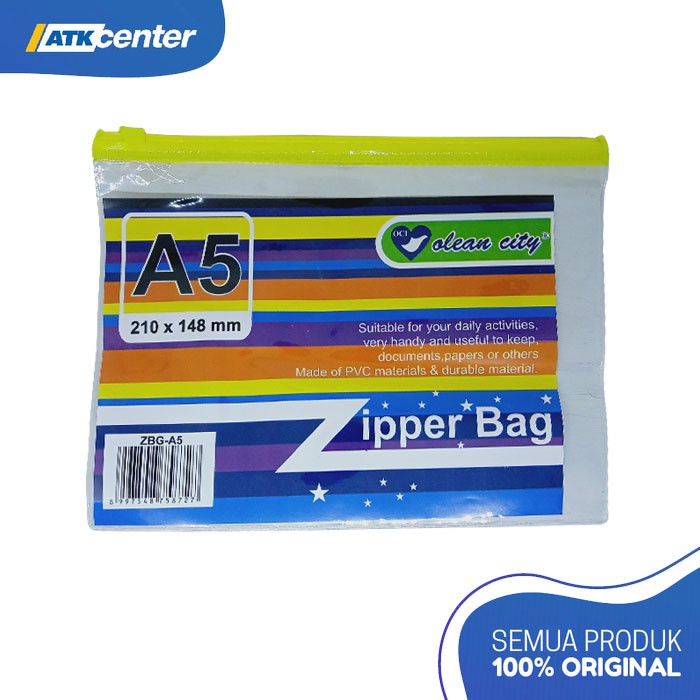

Zipper Bag A5 (210 x 1487 mm) OCI - Super POP1