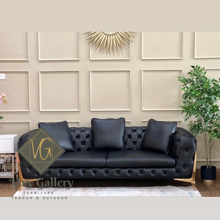 Sofa Minimalis - Kursi Sofa Kaki Stainless