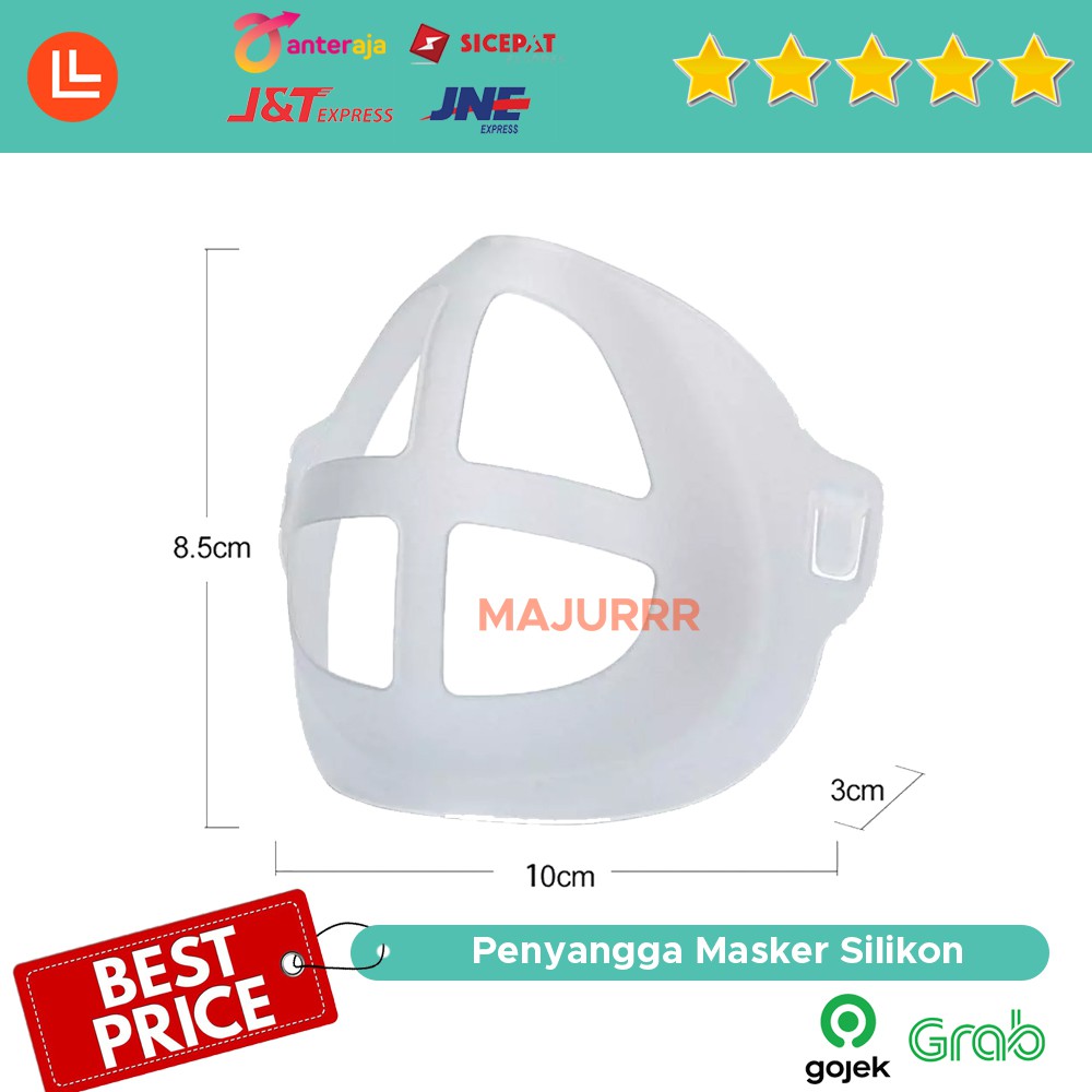 Penyangga Braket Masker 3D Holder Bracket Ventilasi Hidung Anti Sesak