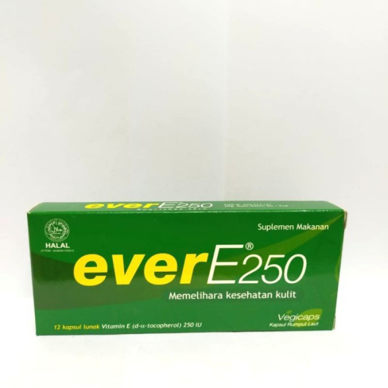 Ever E 250iu Vitamin E isi 12kapsul 30kapsul