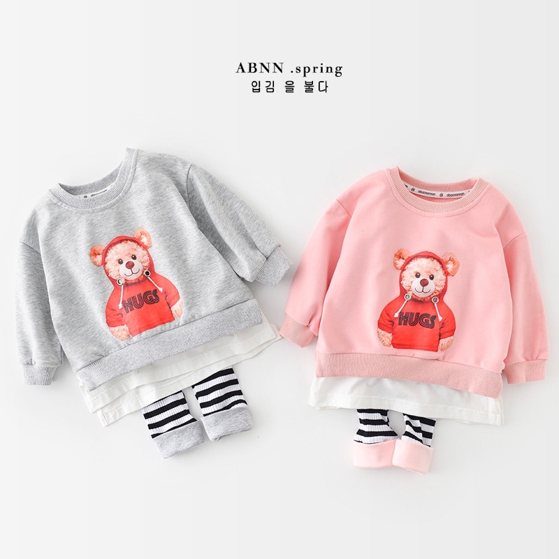 Hugs teddy set anak