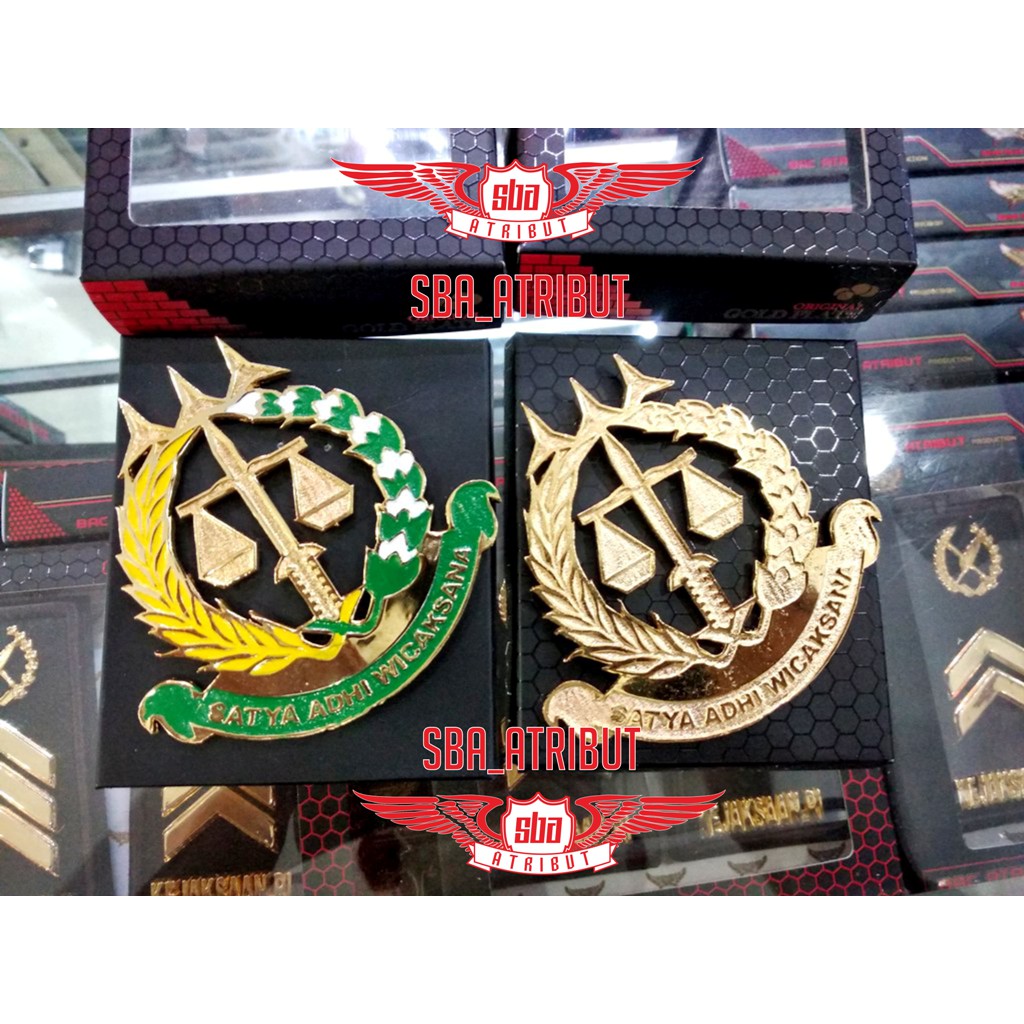 LOGO/EMBLEM KEJAKSAAN UNTUK PLAT NOMOR MOBIL