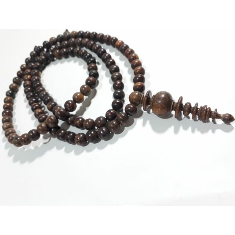 tasbih kalung kayu gaharu wangi original