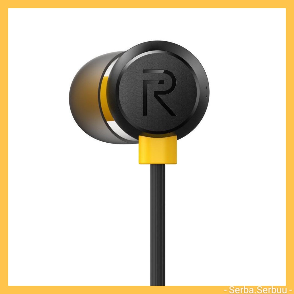 Headset Realme BudsHitam / In-ear Earphone realme buds [Qtop.id]