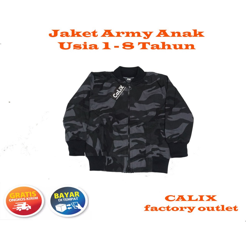 Jaket Anak Army