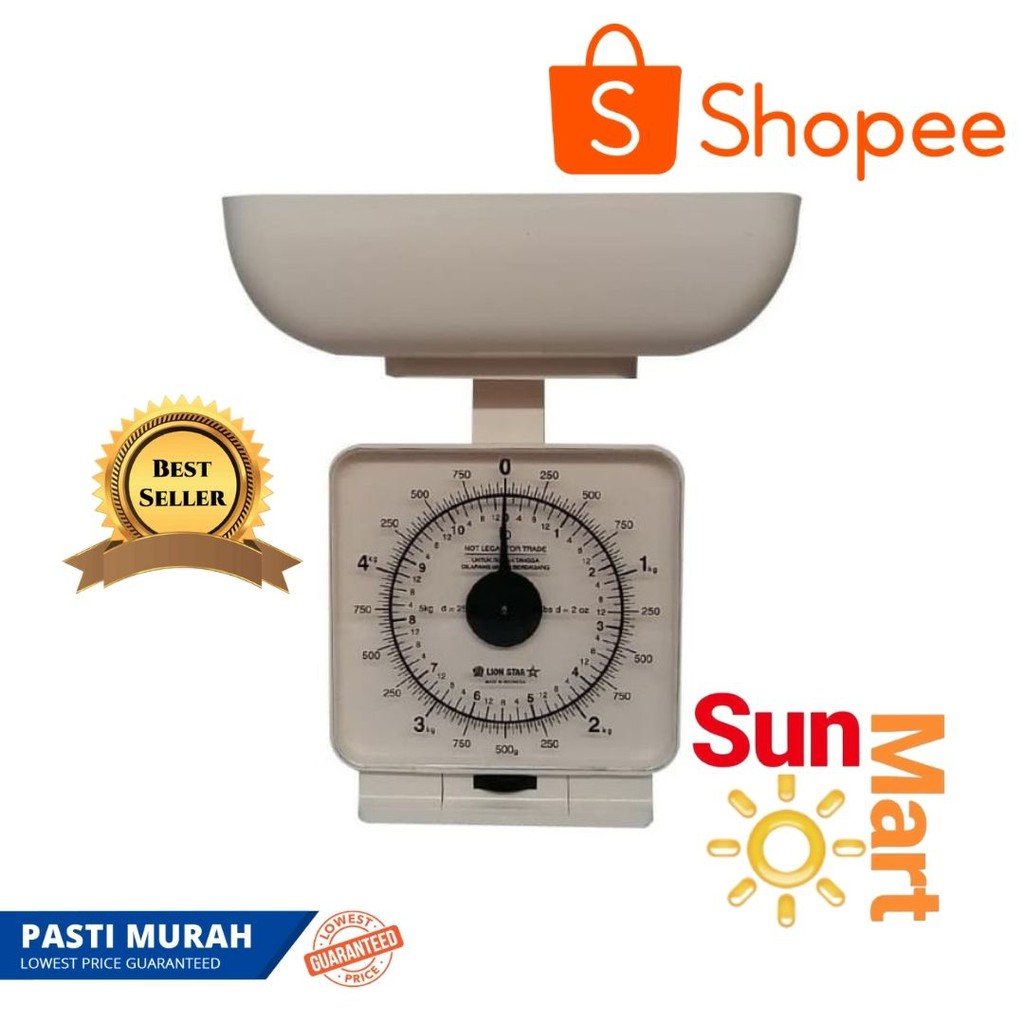 TIMBANGAN KUE 5 KG-KITCHEN SCALE -LION STAR KS-3