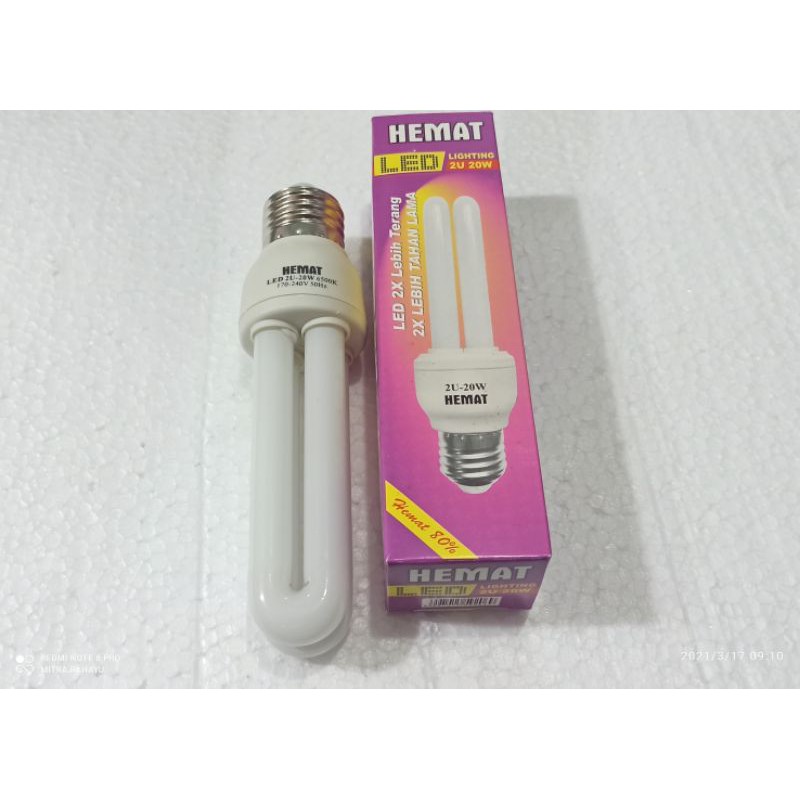 LED HEMAT 2U 20WATT LED JARI 2U HEMAT 20WATT