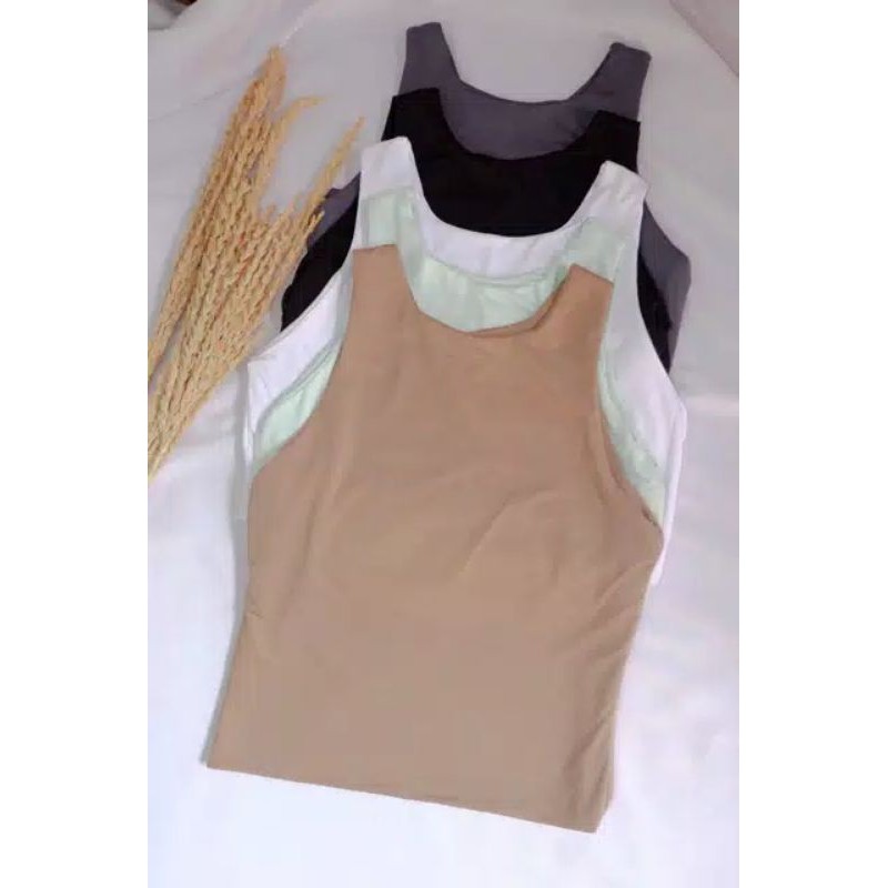 M-XL Jenice crop tank 2layer