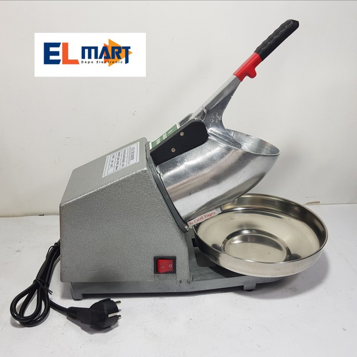 Elmart ice crusher 2 mata pisau/mesin es serut listrik kepal milo