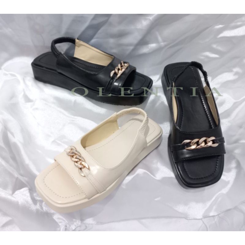 Sandal Wanita Sandal Platform rantai DN 11