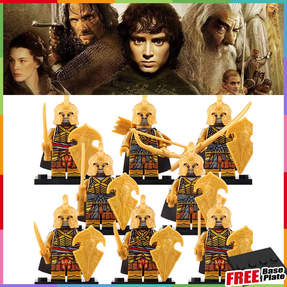 Mainan Balok Bangunan Mini Figure Prajurit Lord of The Rings Kuno KT1032