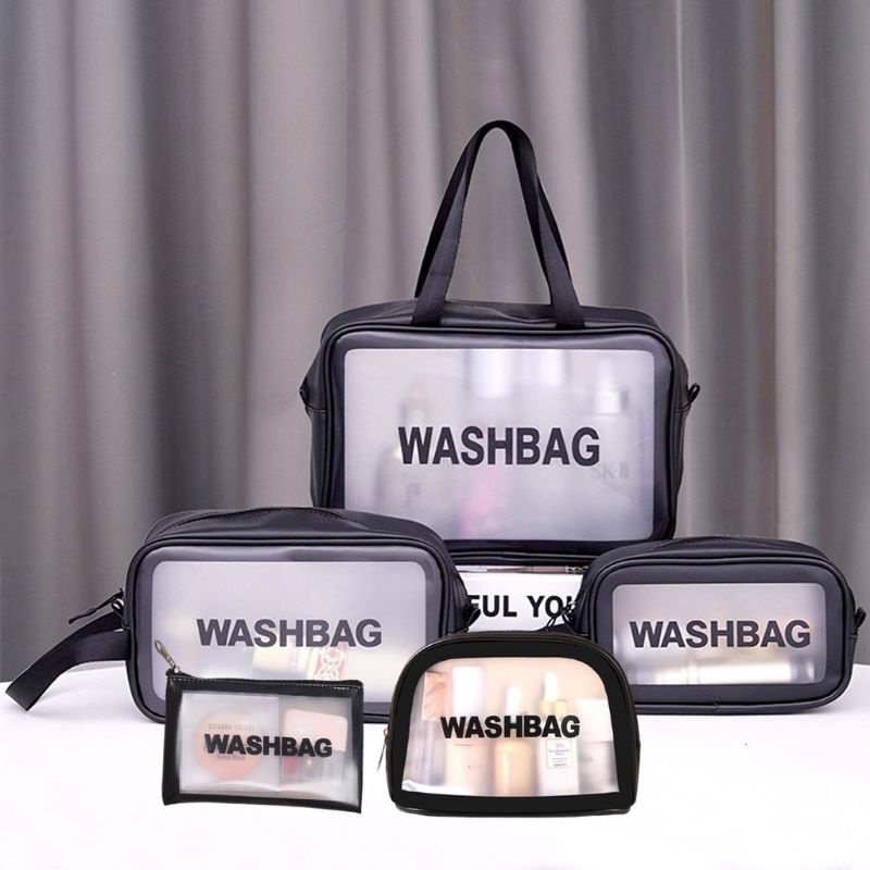 Tas Kosmetik | Tas Travel | Pouch Travel Anti Air Waterproof Washbag Wash Bag Travel Serba Guna Tas Kosmetik