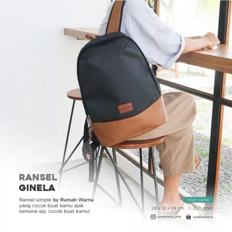 Tas Ransel Ginela Rumah Warna